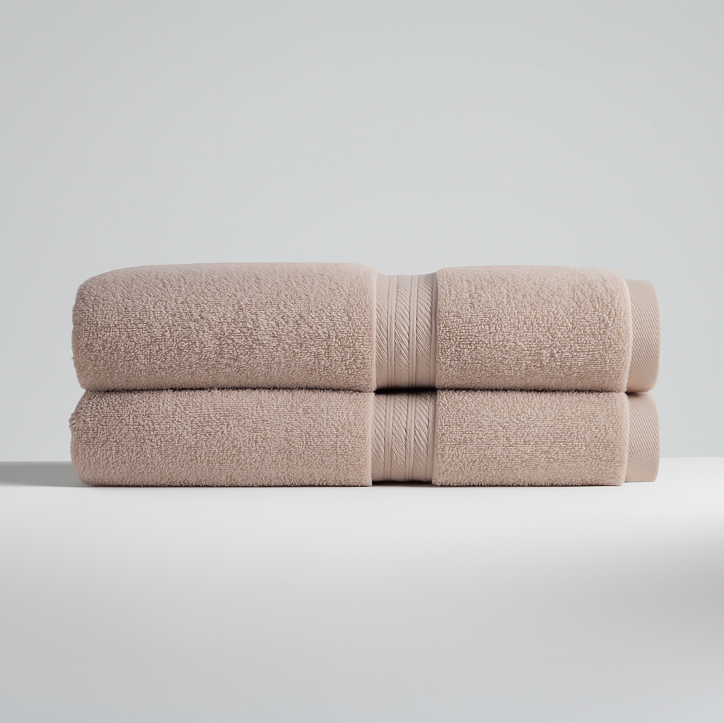 Set of 2 Luxury Bath Towels (150x70cm)