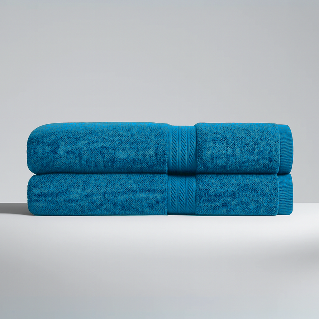 Set of 2 Luxury Bath Towels (150x70cm)