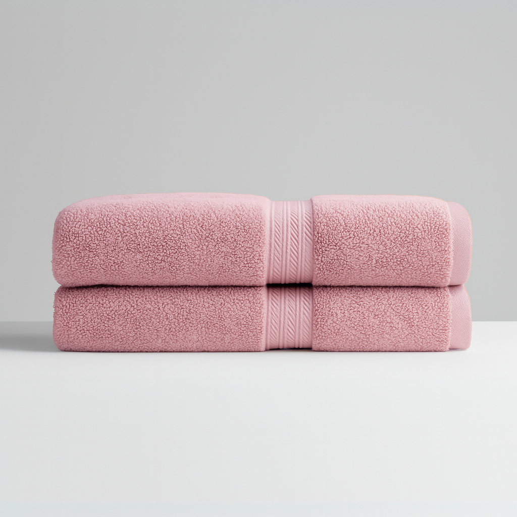 Set of 2 Luxury Bath Towels (150x70cm)